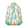 thumbnail image 4 of Artistic Cat Print Student School Backpack with Minimalist Cat Design and Geometric Cat Pattern Abstract Design Book Bag, 4 of 6
