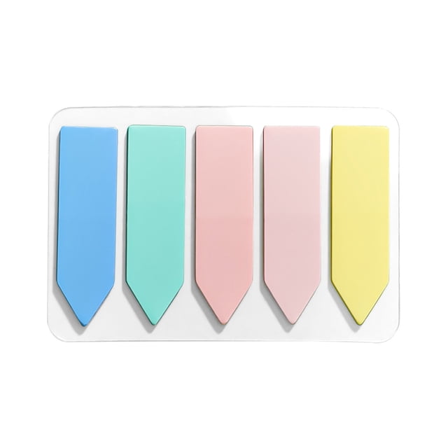 Clearance! Sweet Home Farm Home Decor Pure Color Mark Message Index Sticker Students Can Paste Classified Notes Memo Stickers 100 Sheets One Size Multi-Color