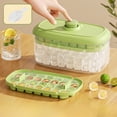 thumbnail image 3 of Ice Cube Tray with Lid and Bin, Ice Cube Trays, Ice Cube Maker Molds for Freezer with Container, Crushed Ice Tray for Chilling Drinks Coffee Juice Wine, 3 of 6