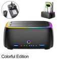 thumbnail image 1 of Dual Bay Hard Drive Station With USB3.0 5Gbps For 2.5 3.5 HDD SSD Enclosure Clone Card TF SD Offline Adapter Suitable For Data Storage And Transfer In Home Office Environments, 1 of 7