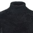 thumbnail image 3 of EGNMCR Chandail Homme Décontracté Uni Col Rond Chandail à Manches Longues Chandail Ajusté Tricoté Col Roulé, 3 of 5