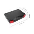 thumbnail image 2 of Minkissy Hard Storage Tools Case Black Plastic Toolbox for DIY 1Pack, 2 of 7