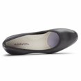 thumbnail image 3 of Aravon CAREER DRESS PUMP BLACK LEA SHOE, 3 of 5