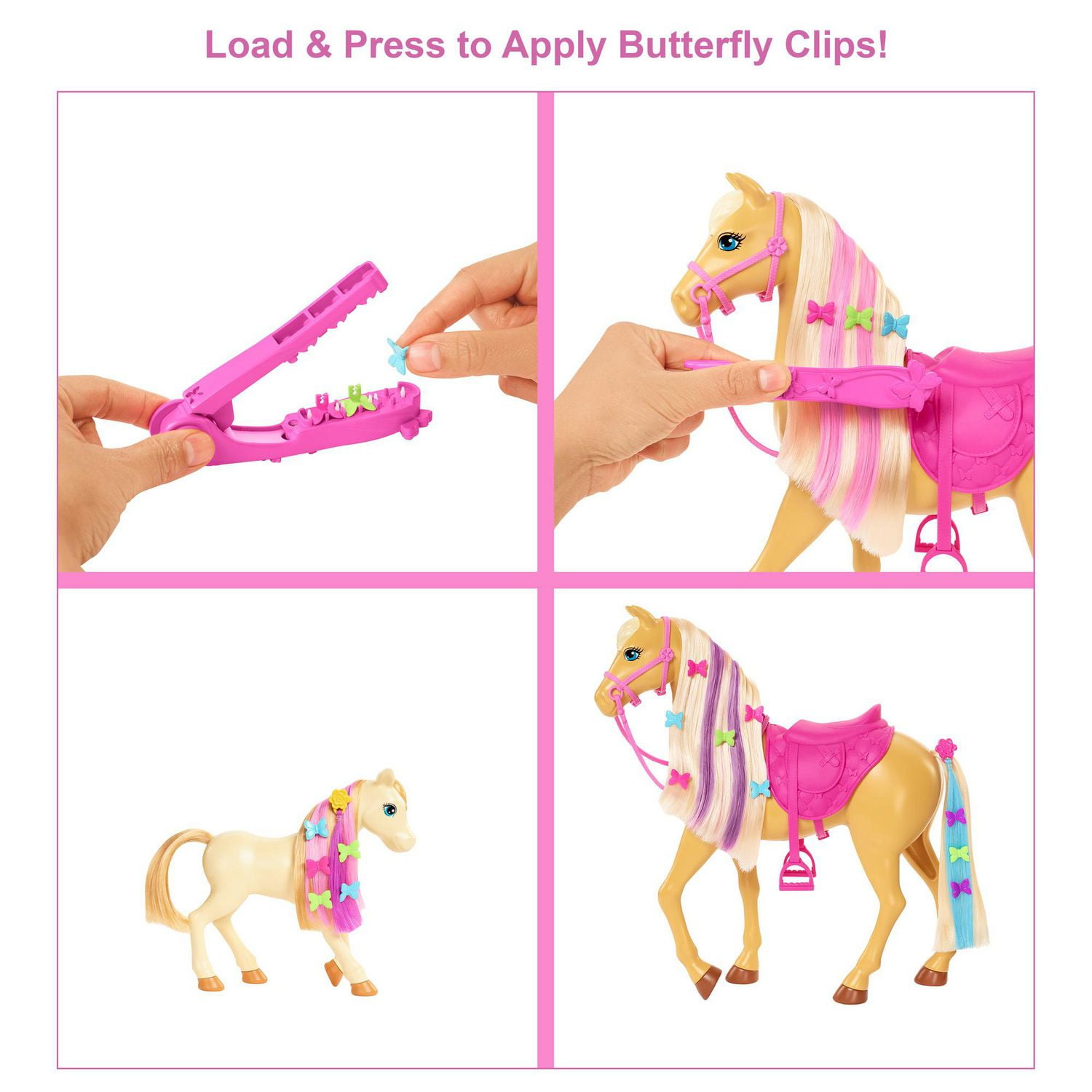 Barbie Groom 'n Care Playset with Doll, 2 Horses & 20+ Accessories, 3 to 7 Year Olds
