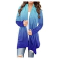 thumbnail image 1 of Pisexur Veste pour Femmes, Cardigans à devant Ouvert, Manteaux Trench, Vestes d'Automne, Mode pour Femmes, Cardigan Imprimé à Manches Longues, 1 of 5