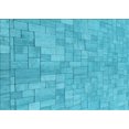 thumbnail image 1 of Ahgly Tapis Rectangulaire Lavable en Machine Intérieur Transitionnel Turquoise Foncé Vert, 4 Pieds x 6 Pieds, 1 of 7