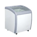 5.6 cu. Ft. Capacité verre haut de crème glacée de nouveauté