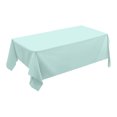 thumbnail image 2 of HHBEAUTY Rectangle Vinyl Tablecloth, Waterproof Spillproof Plastic Backed Table Cloth, Wipe Clean Table Cover for Dining, Buffet Parties and Camping (Green,54" x 72"), 2 of 7