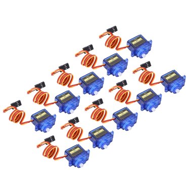 Moteur Servo Torsion Micro Servo Bricolage Module Servo Micro Moteur Servo Modèle d'Avion Servo 10 Pcs Moteur Servo Modèle d'Avion à Aile Fixe Télécommande Module de Pilote de Serveur Bricolage SG90