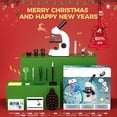 thumbnail image 2 of Kids Microscope Kit-Microscope for Kids Children Student 40X-750X,Compound Biological Educational Microscope with Smartphone Adapter Slides Set.  Gift for Boys & Girls Age 6+, 2 of 9