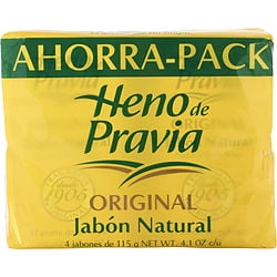 Heno de Pravia Heno de Pravia pour Femmes Savon de Bain Naturel x4 16.4oz (4x4.1oz) 484ml