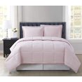 thumbnail image 2 of Truly Soft Ensemble de Couette Réversible Blush Simple TG 2 Pcs, 2 of 4