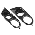 thumbnail image 4 of 2pcs Front Bumper Foglight Cover Dual Holes Car Accessory Fit for E46 M3 2001‑2006Carbon Fiber Style, 4 of 7