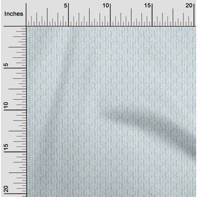 oneOone Cotton Poplin Sky Blue Fabric Abstract Texture Craft Projects Decor Fabric Printed By The Yard 56 Inch Wide