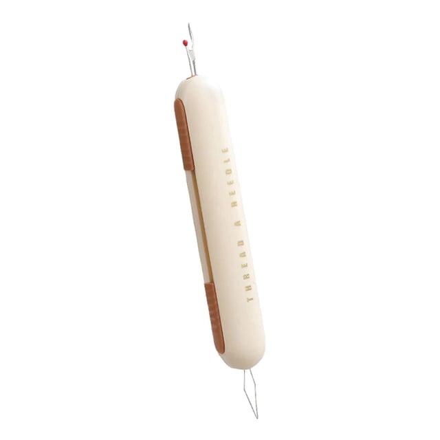 2-in-1 Double-End Needle Threader Multifunctional, Plastic, Thread Remover Spreader, Portable Hand Sewing Tool, Scalable Storage, Gift for Sewers