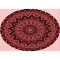 thumbnail image 1 of Ahgly Company Tapis Rectangulaire Lavable en Machine Intérieur Transitionnel Rouge Foncé, 7 Pieds x 10 Pieds, 1 of 7