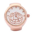 thumbnail image 2 of Simple Quartz Ring Watch, Ring Watch, Alloy For Most Women Beautiful Girls Gold,Rose Gold, 2 of 8