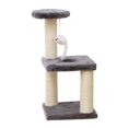 thumbnail image 2 of GROWTH TANK Chat Escalade Cadre Chat Gratter Conseil Arbre à Chat Jouet Carré Base Gris, 2 of 9