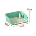 thumbnail image 3 of Pet Training Toilet Urinal Dog Litter Tray Keep Dogs Bedpan Paws and Floors Clean L Green, 3 of 9