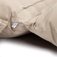 thumbnail image 4 of LeisureMod Coussin de Chaise Balançoire Oeuf Double pour 2 Personnes, Taupe, 4 of 5