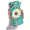 bleu, variante sur Étui Robuste pour iPhone 12 Pro, Bracelet Chaîne de Poignet, Style Fleur de Luxe, Couverture - Blanc