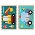 thumbnail image 1 of Puzzles Toys Cartoon Design  Wooden Young Children Cognitive Puzzles for Toddler, 1 of 6