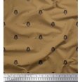 thumbnail image 1 of Soimoi Moss Georgette Fabric Ogee Damask Printed Fabric 1 Yard 42 Inch Wide, 1 of 5