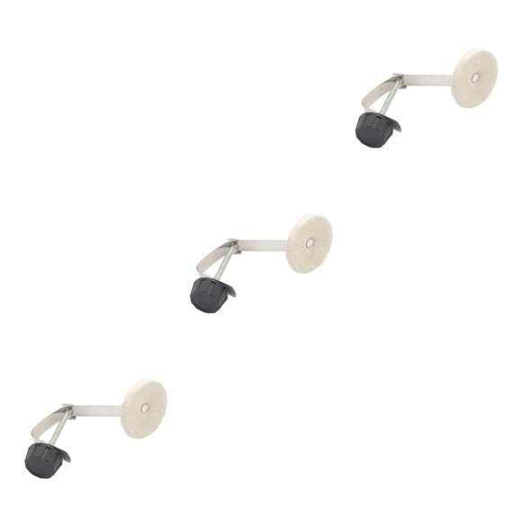 Baohd Coussinets de Protection pour Tambour Professionnels, Amortisseur de Tête, Accessoire Compatible, Équipement Résistant à l'Usure comme Montré 3Ensemble