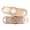 White | Impact Engraving, variant on MedicEngraved Rose Gold Stainless Steel Custom Medical Alert Bracelet - 6mm Infinity Link