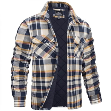 aohooy Flannel Shirt for Men Sherpa Lined Jacket Vintage Button Down Plaid Shirt Fleece Casual Travel Sports Winter Coats 2025 Wine,XXXL