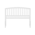 thumbnail image 4 of Pemberly Row Contemporary Mission-Inspired Queen Wood Headboard in White, 4 of 6
