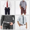 thumbnail image 2 of transemion 1 Ensemble Ceinture Élastique Simple pour Enfants Garçons Boucle Ajustable Taille Extensible Réutilisable Lavable Jeans Accessoires de Vêtements Vert, 2 of 9