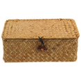 thumbnail image 1 of CNKOO Panier de Rangement Tissé Fournitures de Couture Pratiques Boîte de Rangement Panier de Rangement pour Bric-à-Brac, 1 of 6