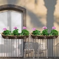 thumbnail image 1 of Jubipavy Cushion Groove Is Used For Window Box Flower Pots Is Used For Railing Suspension Fence Plant Flower Baskets And Fiber For, 1 of 5