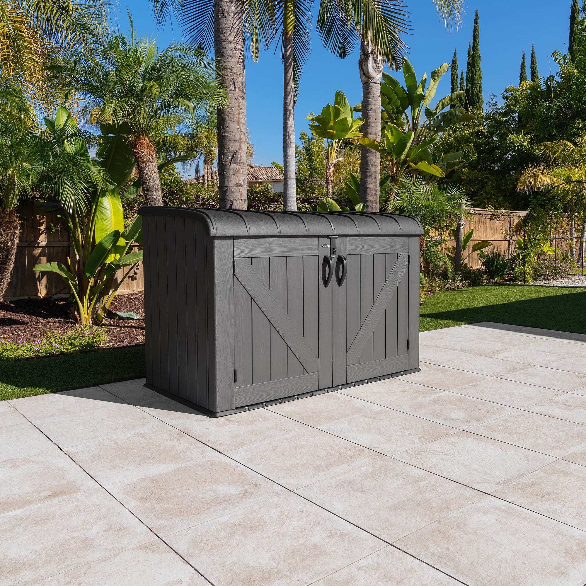 Lifetime Horizontal Storage Shed (75 Cubic Feet)