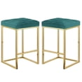 thumbnail image 1 of Pipe II- Tabouret de Comptoir de Couleur Verte - Lot de 2, 1 of 4