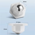 thumbnail image 5 of 360° Rotation Self Adhesive Caster Strong Load-bearing Stainless Steel Furniture Casters Wheels Household Hardware Accessories ,Reliable, 5 of 5