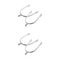 thumbnail image 1 of maskred Cheval en Alliage de Zinc Cheval Équestre Fiable pour les Hommes Argent 2Set, 1 of 6