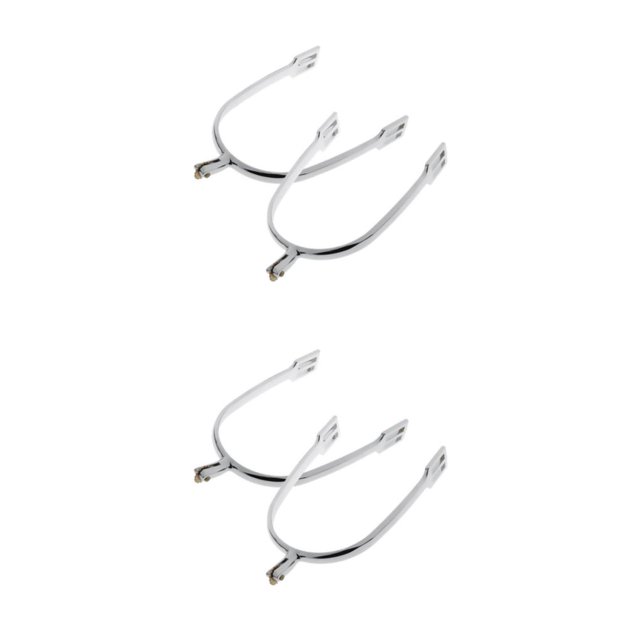 maskred Cheval en Alliage de Zinc Cheval Équestre Fiable pour les Hommes Argent 2Set