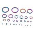 thumbnail image 2 of Kit de Réparation de Canne à Pêche 28 Pcs Anneau Canne Kit de Remplacement Anneau de Guidage Céramique Coloré, 2 of 11