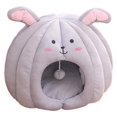 thumbnail image 1 of Milaget Lit pour Chat Chaud Lavable en Machine Antidérapant Confortable pour Chaton Sol Lapin, 1 of 7