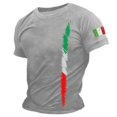 thumbnail image 3 of T-Shirt Graphique Décontracté pour Hommes T-Shirt Polyvalent pour Tous les Jours Design à Col Rond Élégant pour Sorties Sociales Coupe Légère et Confortable, 3 of 3