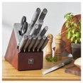 thumbnail image 2 of HENCKELS Modernist 14 Piece Knife Block Set, Brown, 2 of 11