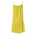 thumbnail image 5 of Kcodviy Femmes Décontracté Floral O Décontracté Robes Maxi pour Femmes Col Ourlet à Volants Spaghetti Dames Robes d'Été Bretelle Sans Manches Robe Courte Adolescente Robes Décontractées Robe de Plage, 5 of 5