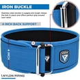 thumbnail image 2 of RDX Weight Lifting Belt 4 Adjustable Back Lumbar Support Bodybuilding, Powerlifting Functional Strength Training Core Exercise Fitness Workout Squats Deadlifts, Home Gym Equipment, 2 of 8