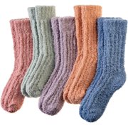 ORUYROP Womens Fuzzy Socks Soft Warm Fluffy Socks Winter Sleep Thermal Plush Casual Cozy Home Socks