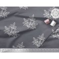 thumbnail image 2 of Soimoi Moss Georgette Fabric Leaves & Floral Block Decor Fabric Printed Yard 42 Inch Wide, 2 of 3