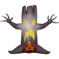 thumbnail image 1 of Arbre effrayant avec citrouille gonflable, 1 of 6