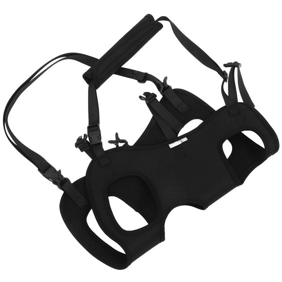 ETHZZLE Dog Rehabilitation Sling Black Adjustable Support Vest for Large Dogs Senior and Injured Pets