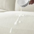 thumbnail image 4 of ORUYROP Office Chair Cover Stretchable Water Resistant Ivory Stretch Jacquard Computer Chair Slipcover for Desk Chairs L, 4 of 7